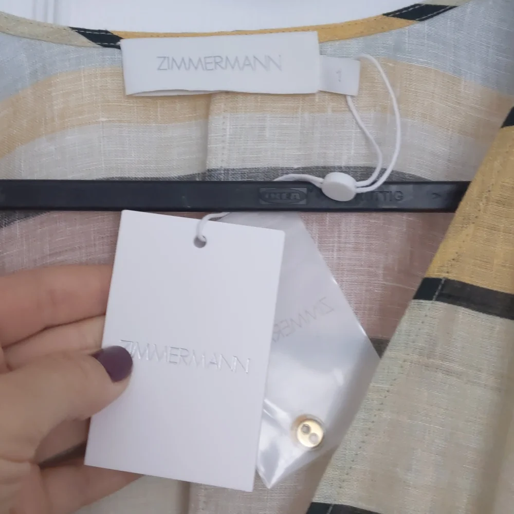 ZIMMERMANN striped linen minidress with pockets - Picture 6 of 14